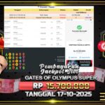 BUKTI JACKPOT SLOT GATES OF OLYMPUS SUPER SCATTER TERPERCAYA DI INDONESIA TGL 17-10-2025