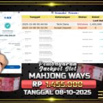 BUKTI JACKPOT SLOT MAHJONG WAYS TERPERCAYA DI INDONESIA TGL 08-10-2025