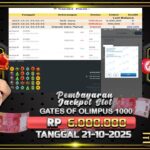 BUKTI JACKPOT SLOT GATES OF OLYMPUS 1000 TERPERCAYA DI INDONESIA TGL 21-10-2025
