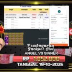 BUKTI JACKPOT SLOT ANGEL VS SINNER TERPERCAYA DI INDONESIA TGL 19-10-2025