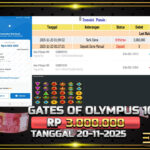 BUKTI JACKPOT GATES OF OLYMPUS 1000 TERPERCAYA DI INDONESIA TGL 20-11-2025