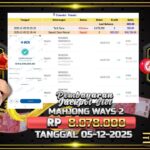 BUKTI JACKPOT SLOT MAHJONG WAYS 2 TERPERCAYA DI INDONESIA TGL 05-12-2025