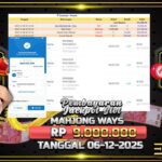 BUKTI JACKPOT SLOT MAHJONG WAYS TERPERCAYA DI INDONESIA TGL 06-12-2025
